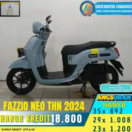 FAZZIO NEO MURAH BERGARANSI CASH/KREDIT/TUKER TAMBAH FREE OLI