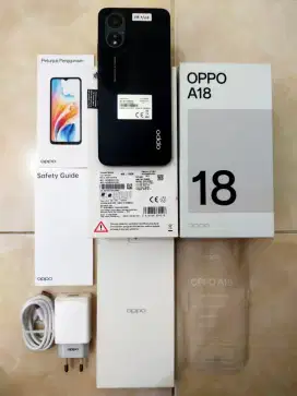Oppo A18 4/128 asli Oppo bukan barang refurbish