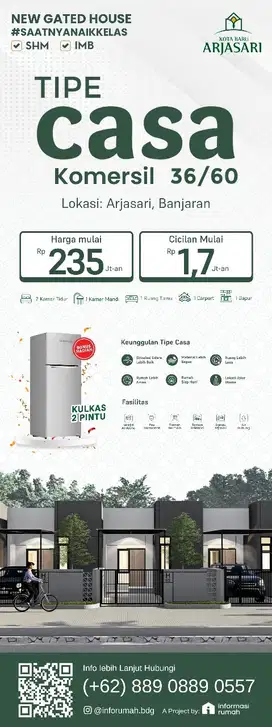 Arjasari, casa Type 36/60