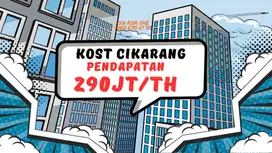 Income 271jt/th Kost President University Cikarang Kota Industri