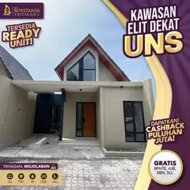 Rumah Elegan Satu Lantai, Dekat UNS, Solo Safari, Bebas Biaya Lainnya