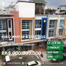 Ruko bisnis komplek citraland gamacity medan letda sujono