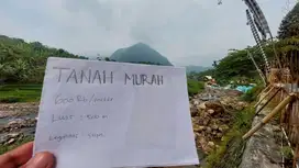 Tanah Vila Nempel Sungai Legalitas SHM Akses Mobil Masuk Bisa Papasan