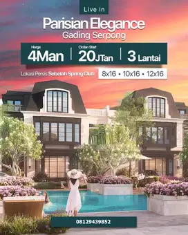 Cluster Bellefont East Summarecon Serpong Terbaru Rumah Mewah Serpong