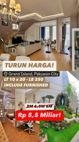 Murah Mewah Full Furnish Grand Island Pakuwon City Sby