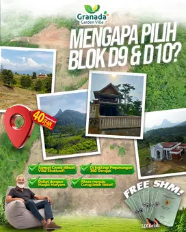 Tanah Pensiun Produktif, Mulai 40 Juta + Bonus SHM & Durian