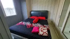 Dijual apartemen kalibata city tower Palem 2BR HOOK view kolam furnish