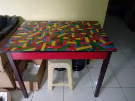 Meja kayu jati lama