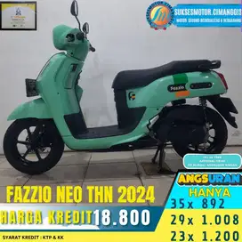FAZZIO NEO MURAH BERGARANSI CASH/KREDIT/TUKER TAMBAH FREE OLI