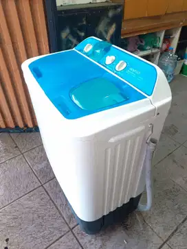 Jual Mesin Cuci Denpoo 8Kg — 2 Tabung, Mesin Normal, Siap Antar