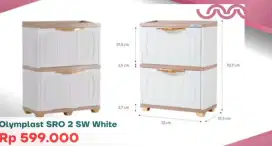 Rak Sepatu Plastik Olymplast SRO Series Murah Area Jogja (Ars)