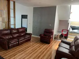 1 set sofa Authentic Davinci Recliner Kulit Asli