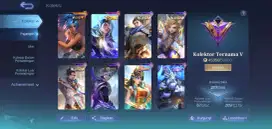 Jual akun mobile legend