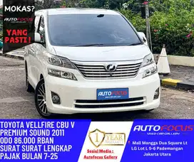 Toyota Vellfire 2.4 V AT CBU Fullspec Premium sound nik 2011