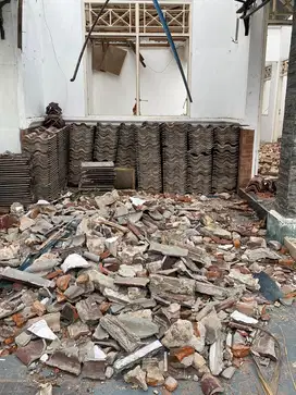 Genteng beton bekas