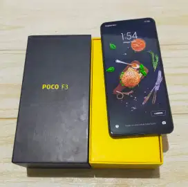 Poco F3:4G 8/256 fullset segel mulus 95% siap pakai