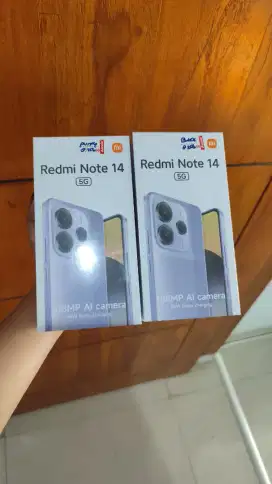 PROMO REDMI NOTE 14 5G  8/256 NEW SEGEL GARANSI