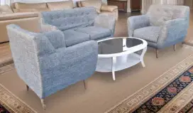 Sofa tamu Informa set meja ori rosewood murmer