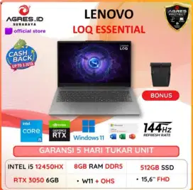 Laptop Lenovo LOQ 15 12450HX Core i5 Kredit Murah Dp Mulai 0