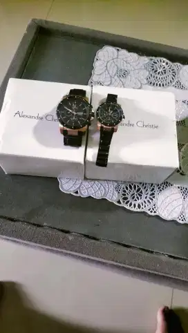 Jam tangan  couple second  Alexander Christie