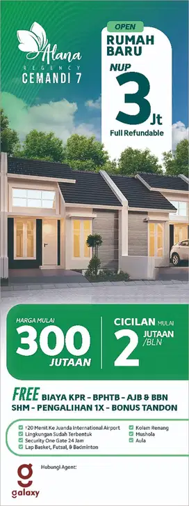 Dijual Rumah Alana Cemandi