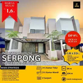 Rumah Mewah 2 Lantai Konsep Industrial BSD Serpong