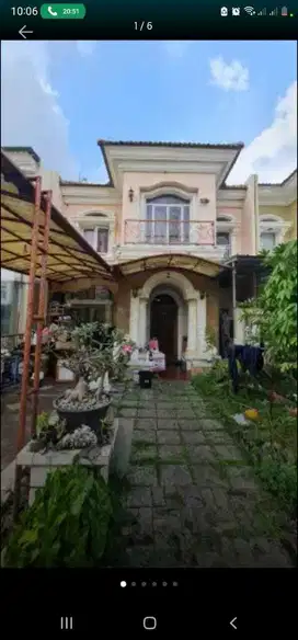RUMAH DI CLUSTER MONACO GADING SERPONG DEKAT DENGAN MALL SMS