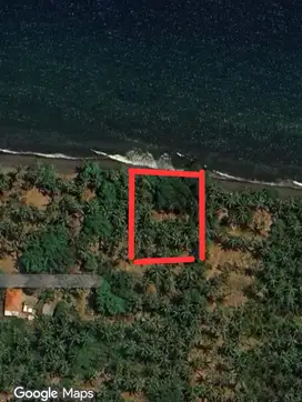 Land for sale beach front at north Bali