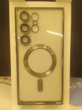 Softcase Samsung S24 Ultra Transparan Magnetic Charge Wireless