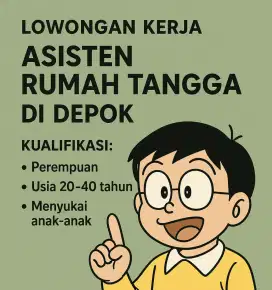 Lowongan ART Asuh Anak Beji Kukusan Depok