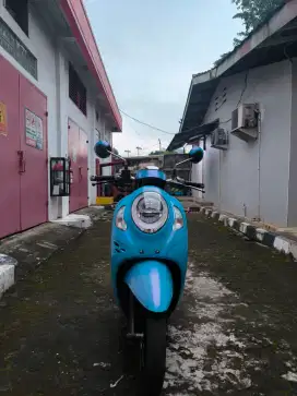Honda Scoopy 2021 Biru