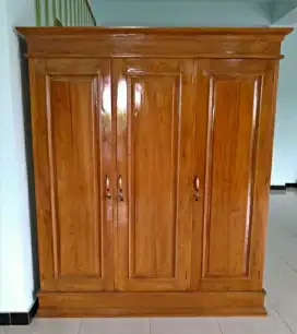 Monggo almari full kayu jati
