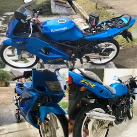 Ninja RR CBU 2005 Asli biru full restorasi