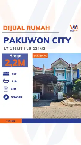 DIJUAL CEPAT MURAH RUMAH 2 Lantai DI CLUSTER SORENTO