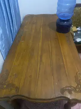 MEJA MAKAN KAYU JATI