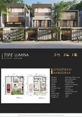 Jual rumah cluster tipe Lumina Cipinang Pulogadung Jakarta Timur
