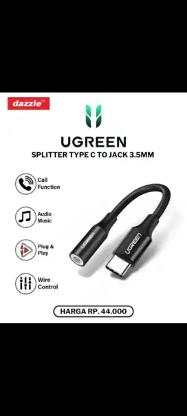 Ugreen Spliter type C to Jack 3,5