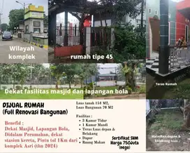 DIJUAL RUMAH – FULL RENOVASI DI KOMPLEK ATSIRI PERMAI, CITAYAM