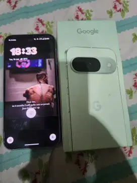 Google pixel 9 256gb green kondisi mulus resmi bea cukai