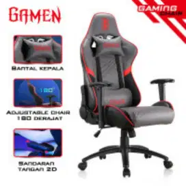 KURSI GAMING GAMEN THRONUS BLACK+RED