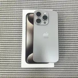IPHONE 15 PRO 128 IBOX NATURAL LIKE NEW GARANSI ON TERIMA TT