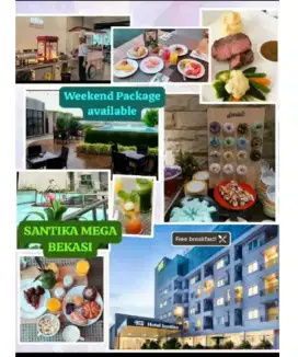 1 vocer hotel ,  nikmati staycation 1 mlm di Hotel Santika Mega Bekasi
