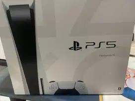 PS 5 disc fullset garansi indo second like new + 2 stik