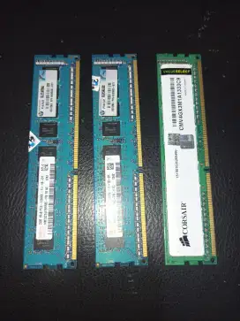 Corsair 4gb 1333mhz & Hynix 2gb x2 DDR3 RAM Untested
