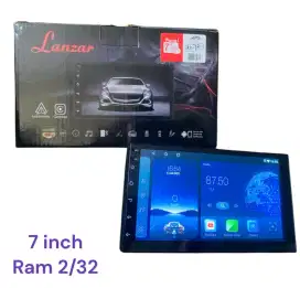 HU Android 7 Lanzar Ram 2/32GB, Layar IPS