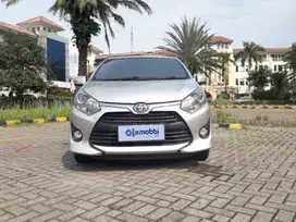 TDP 6,JT Toyota Agya 1.2 G Bensin-MT Silver 2018
