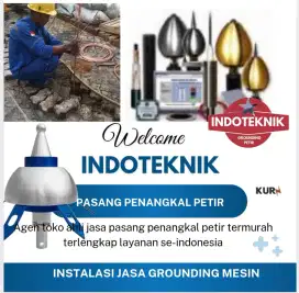 Teknisi instalasi jasa pasang penangkal petir daerah Bandung