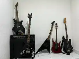 GUITAR . 3 BASS 2. AMPLI 1