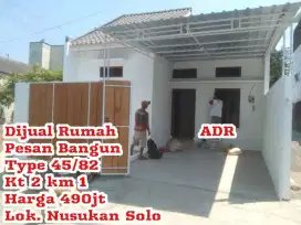 Dijual Rumah Nusukan Solo
