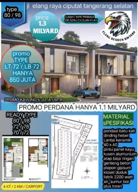 Rumah eksklusif mewah hanya 3 menit dari bintaro x change